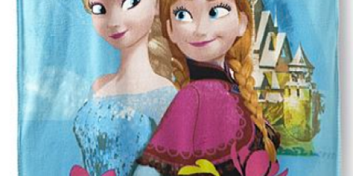 Sears: Disney Frozen Anna & Elsa Fleece Throw ONLY $3.97