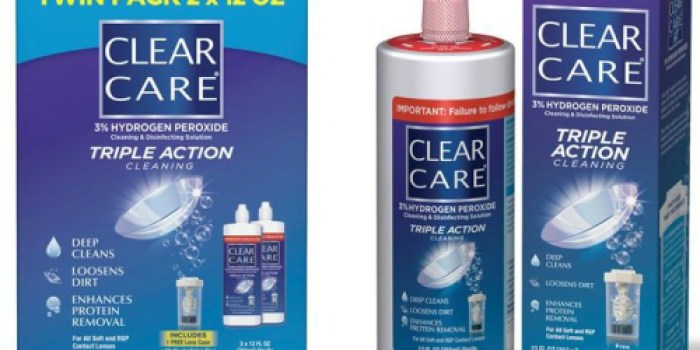 Two New Clear Care Solution Coupons = Clear Care Twin Pack Only $9.99 At Walgreens