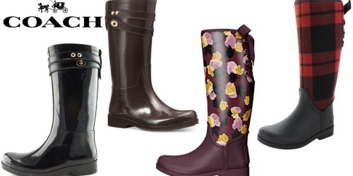 Bon-Ton.com: Select COACH Rain Boots Starting at $41.99 Shipped (Regularly Up to $168)