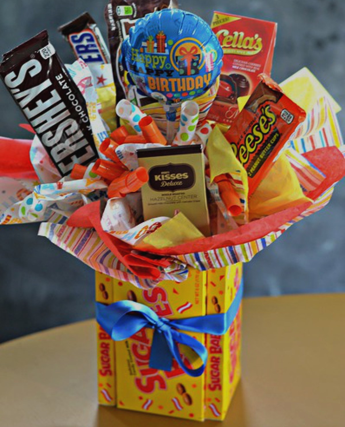 candy bouquet diy 