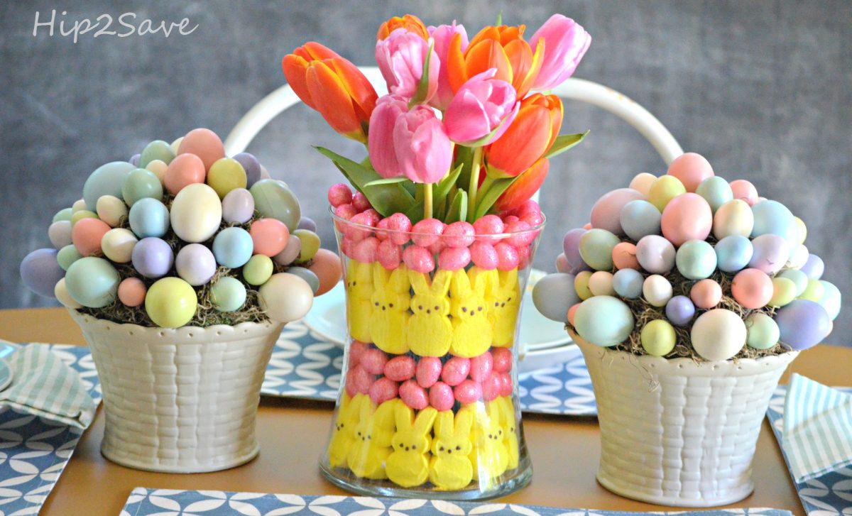 diy easter centerpiece 