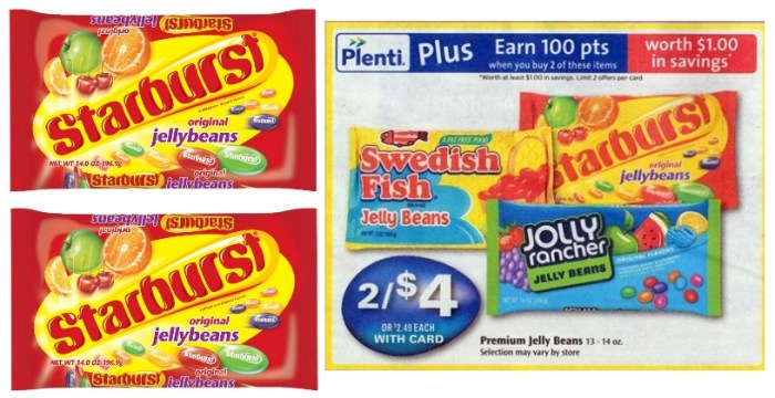 Rite Aid Starburst jellybeans deal