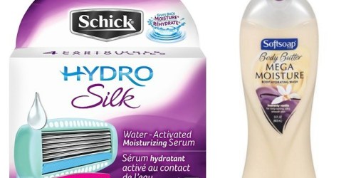 New Schick Razor & SoftSoap Body Wash Coupons = SoftSoap Body Wash Only 99¢ + More