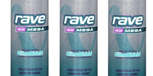 Rare $0.50/1 Rave Hairspray Product Coupon = Only $1.47 At Walmart