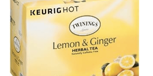 Amazon: 24 Twinings Lemon and Ginger Herbal Tea K-Cups Only $3.95 (Just 16¢ Each!)