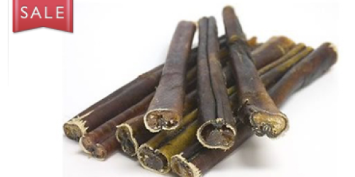 Only Natural Free Range 6″ Low Odor Bully Sticks 10-Count Only $10 Shipped