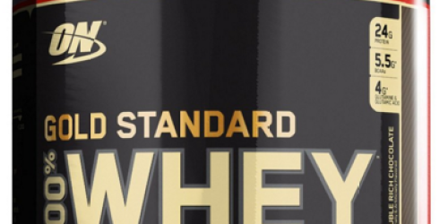 Amazon: Optimum Nutrition 100% Whey Gold Standard Protein Powder 5-lbs ONLY $46