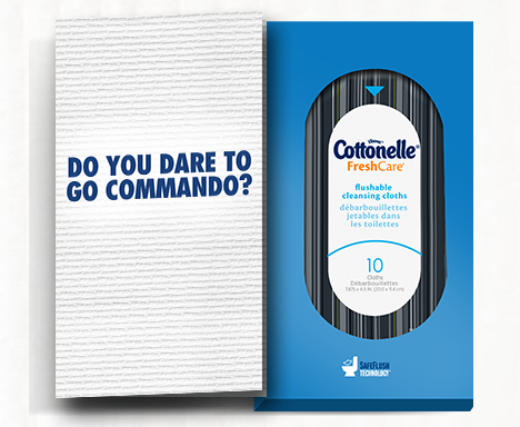 Free Cottonelle FreshCare wipes sample