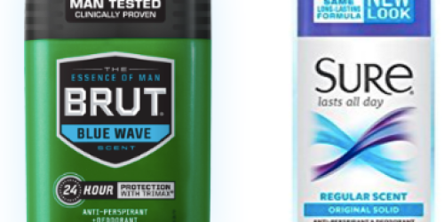 CVS: FREE Brut or Sure Deodorant
