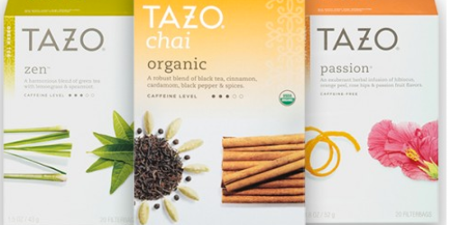 *NEW* $2/1 Tazo Tea Coupon = Only $1.29 for Tea Bags at Target