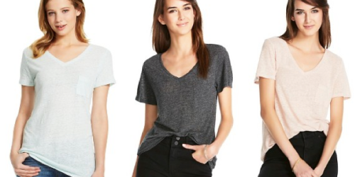 Target.com: Women’s Mossimo V-Neck Tees Only $2.70 Each (Reg. $12) + More
