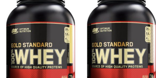 Amazon: Optimum Nutrition 100% Whey Protein 5-Pound Tub Only $56.05 Shipped (Reg. $82)