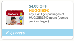 Huggies coupon