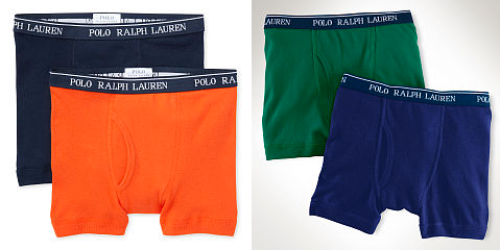 Ralph Lauren Private Sale = Boy’s Boxer Briefs 2-Pack Only $4.99 (Regularly $15) + More