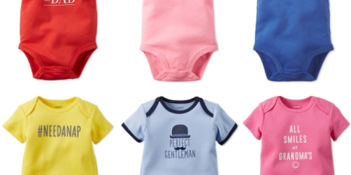 Macy’s: Carter’s Bodysuits ONLY $3.19, Carter’s Rompers ONLY $4.99 & More
