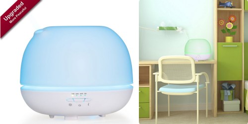 Amazon: Vafee 500ml Ultrasonic Aroma Essential Oil Diffuser Only $33.99 (#1 Best Seller)
