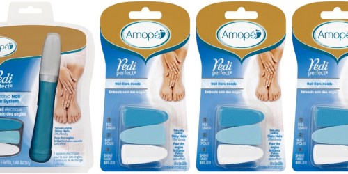 Target: Amope Pedi Perfect Electronic Nail File System + 9 Refills Only $20.89 (Reg. $81.96)