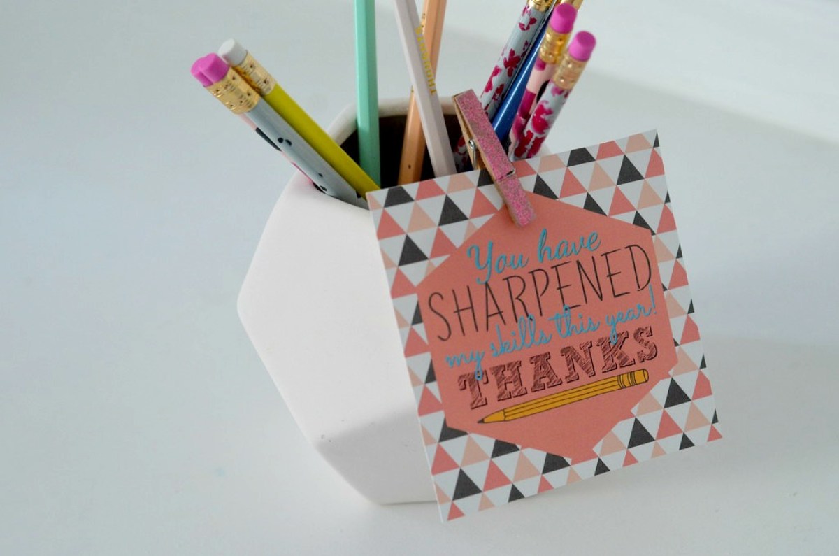 DIY teacher gift ideas 