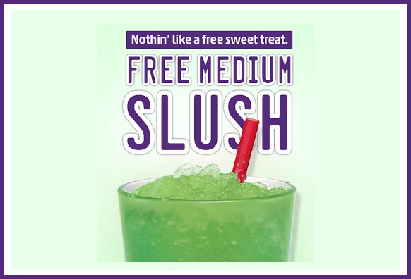 Free Slushie at Sonic