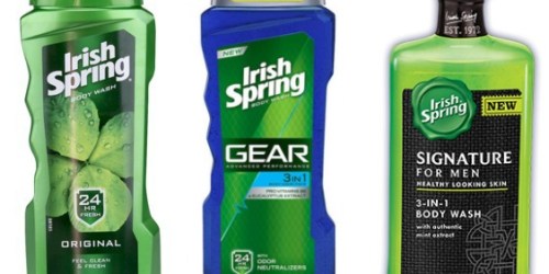 New $1/1 Irish Spring Body Wash Coupon = Body Wash Only 49¢ at Rite Aid