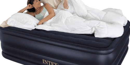 Intex Queen 22″ Airbed Mattress w/ Electric Pump ONLY $40 (Regularly $69.97)