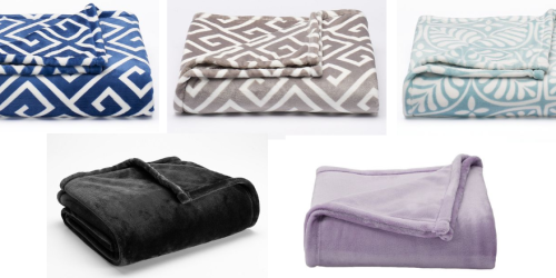 Kohl’s: The Big One Plush Throw ONLY $9.99 (Regularly $39.99)