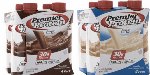 Walgreens: Premier Protein Shakes 4-Packs Only $2.99 (Just 75¢ Each!)