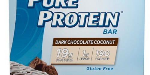 Target: 12 Count Box of Pure Protein Dark Chocolate Coconut Bars Only $6.99 (58¢ Each)