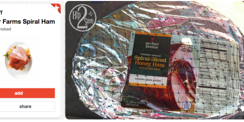 Target: 50% Off Archer Farms Spiral Ham