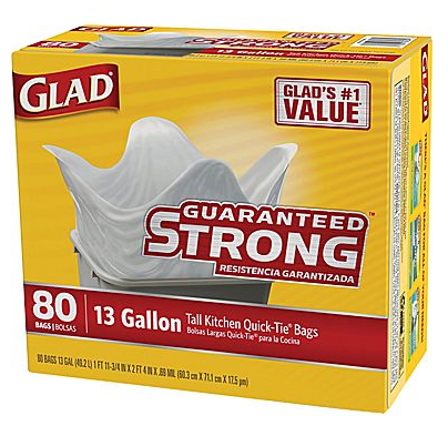 Glad Trash bags