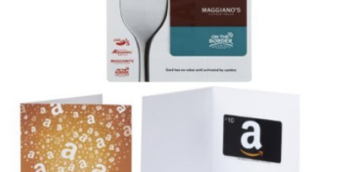 $50 Brinker Restaurants Gift Card AND $10 Amazon Gift Card Only $50 (Chili’s, Romano’s & More)