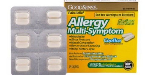 Amazon: GoodSense Allergy Multi-Symptom Caplets 24-Count Only $1.23 Shipped