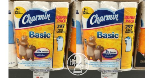 Walmart: Charmin Basic Bath Tissue 12 Count Only 97¢