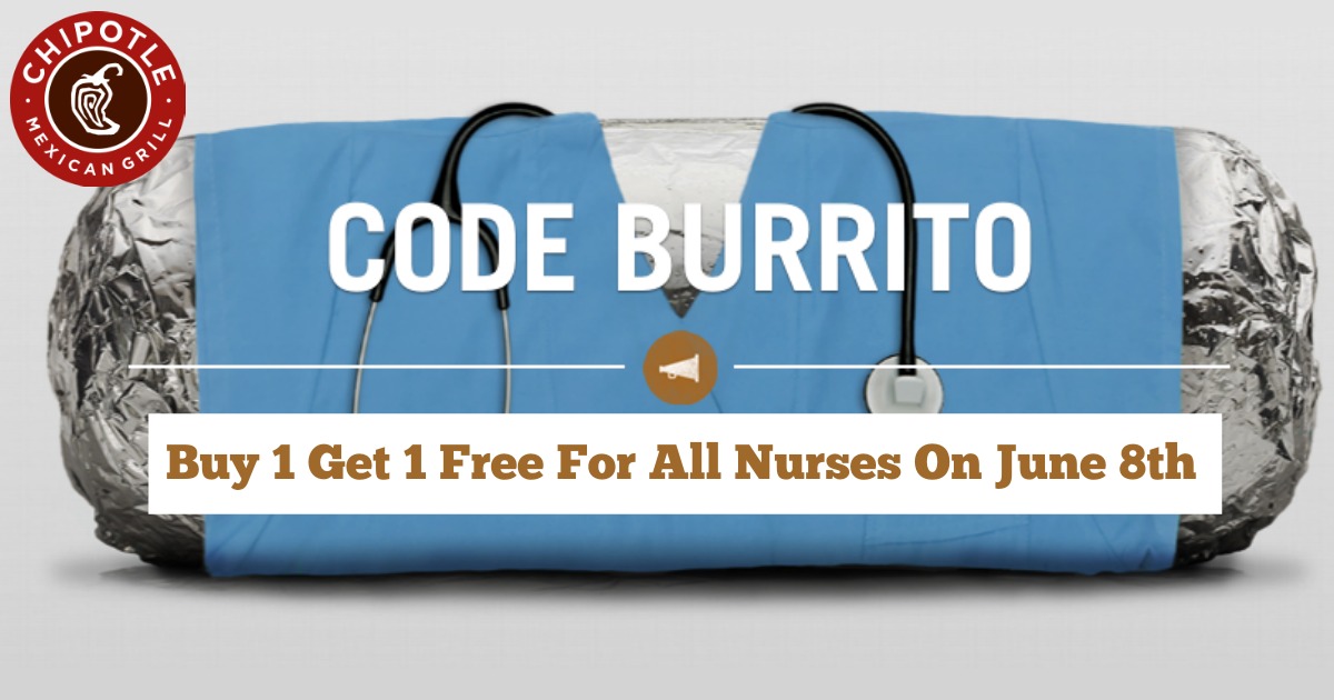 Chipotle BOGO for Nurses offer