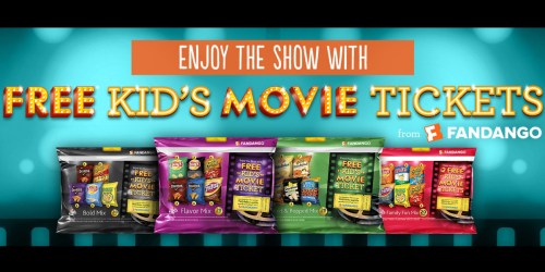 FREE Fandango Kid’s Movie Tickets with Purchase of TWO Frito-Lay2Go Bagged Chips