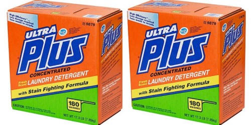 Kmart: Ultra Plus Powder Laundry Detergent 180 Loads Only $9.99 (Regularly $23.99)