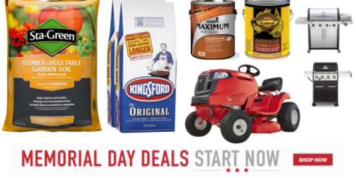 Lowe’s Memorial Day Deals: Big Savings on Flowers, Charcoal, Grills, Mowers & More