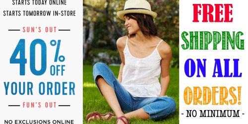 Old Navy: *HOT* 40% Off + FREE Shipping = Tanks, Shorts & Dresses Under $8 Shipped