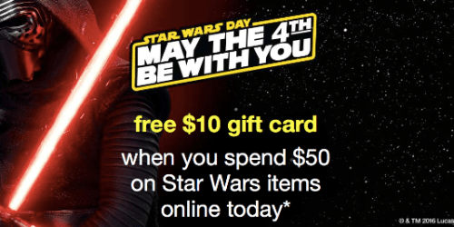 Target.com: Free $10 Gift Card w/ $50 Star Wars Purchase = Nice Buys on LEGO Sets