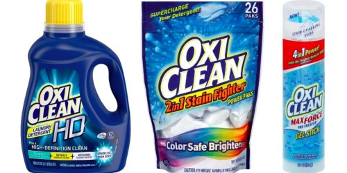 *NEW* OxiClean Coupons = $1.99 Laundry Detergent at Walgreens & Rite Aid + More