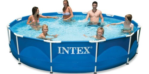 Amazon: Intex 12ft X 30in Metal Frame Pool Set $95.98 Shipped – Regularly $180