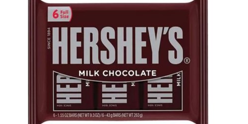 Rite Aid: 6-Count Hershey’s Chocolate Bars Only 49¢ – Starting 5/29 (Print Your Coupon Now)