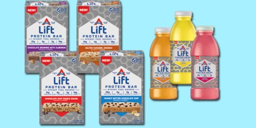 $2/1 Atkins Lift Protein Bars or Drinks Coupon