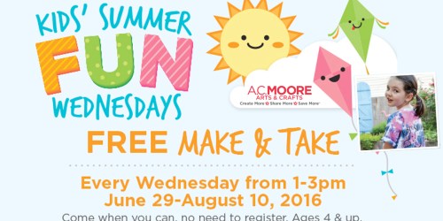 A.C. Moore: Free Kids Tie-Dye Event Tomorrow