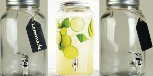Mason Jar Beverage Dispenser with Chalkboard Labeling Tag Only $13.99 Shipped (Reg. $40)