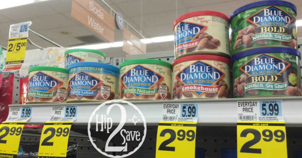 Blue Diamond Almonds at Rite Aid Hip2Save