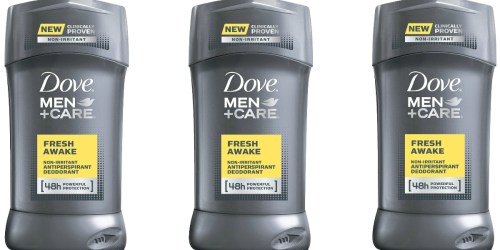 Amazon: Dove Men+Care Antiperspirant Deodorant Only $1.86 Shipped