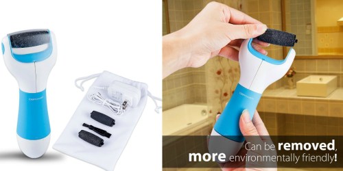 Have Tired Feet? Snag this Electronic Pedicure Foot File Callus Remover for ONLY $18.26 (Reg. $28.99)