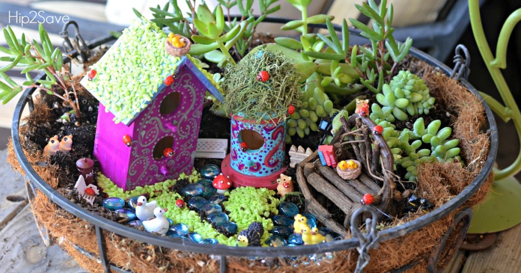 How to Make a Fairy Garden Hip2Save.com