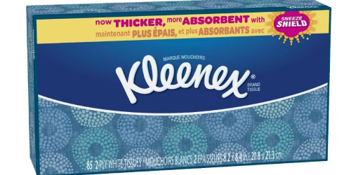 Rite Aid: Kleenex Facial Tissues 85 Count Just 74¢